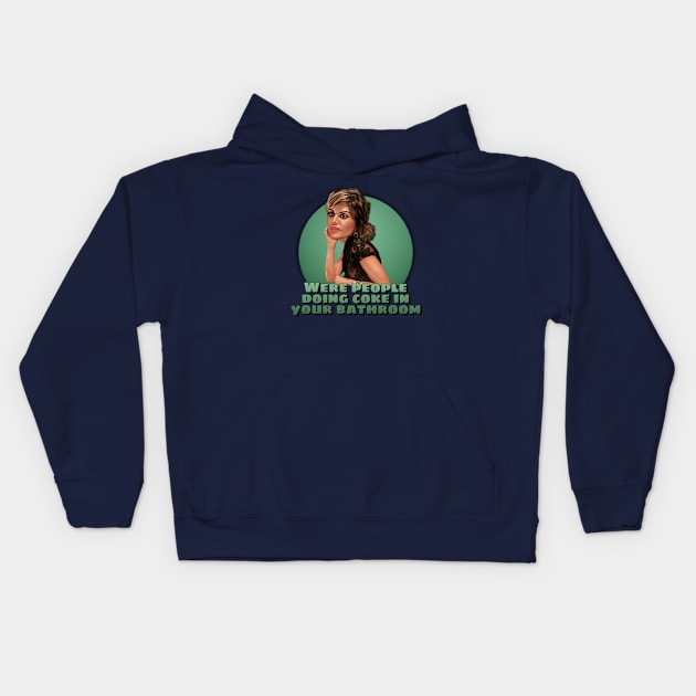 Real Housewives - Lisa Rinna Kids Hoodie by Zbornak Designs